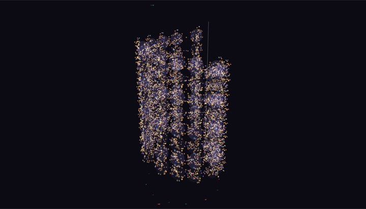 The microtubule at ring resolution simulation